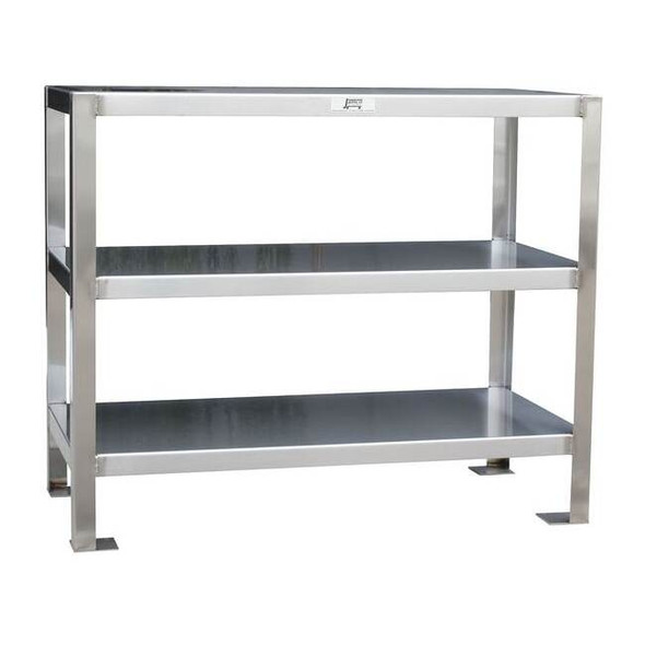 Jamco Fixed Work Table,SS,24" W,18" D YG124