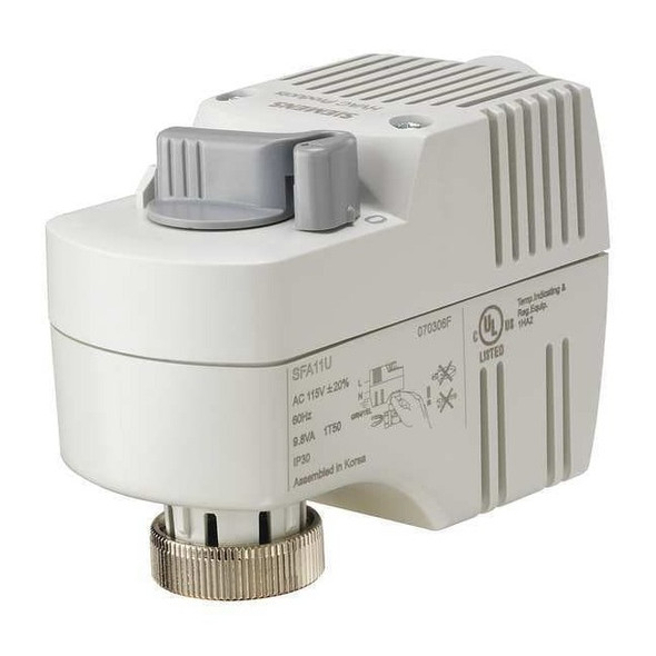 Siemens Zone Valve Actuator,24V,Spring Return SFA71U