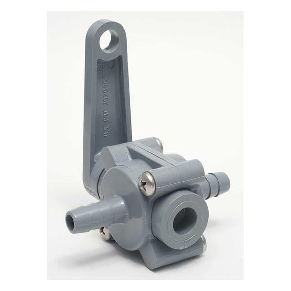 Manufacturer Varies Manual 2-Way Ball Valve,Barb,PVC 2277290