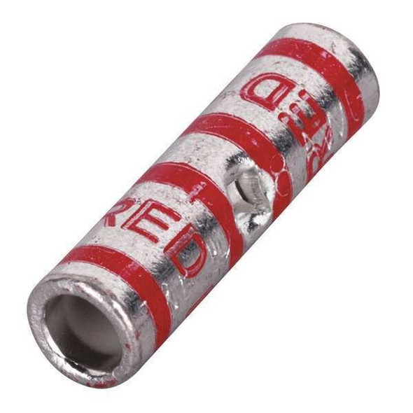 Abb Splice Wire Connector, 350 kcmil Max, Red, None Insulation, 35 kV 54515
