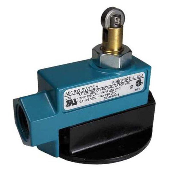 Honeywell NonPlugInLimtSwtch,RollerPlunger,1NO/1NC BZV6-2RQ8