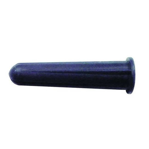 Screw Anchor, Not Rated Tension Strength, 7/8"L, Plastic, 100 PK