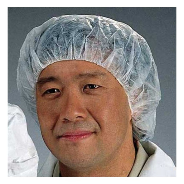 Cellucap Bouffant Cap, Polypropylene, 21 in Dia., White, M, 100 PK BI4HSDGRA