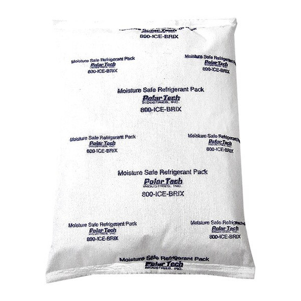 Polar Tech Industries Ice-Brix Moisture Safe, Reuseable, 8 oz.,PK18 TP 8/MS