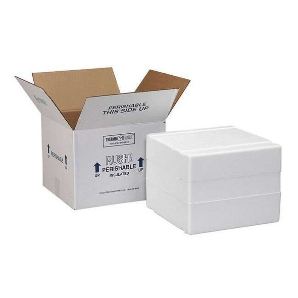 Polar Tech Industries Insultaed Multi-Depth Bio Shipper Foam & Carton XM6C