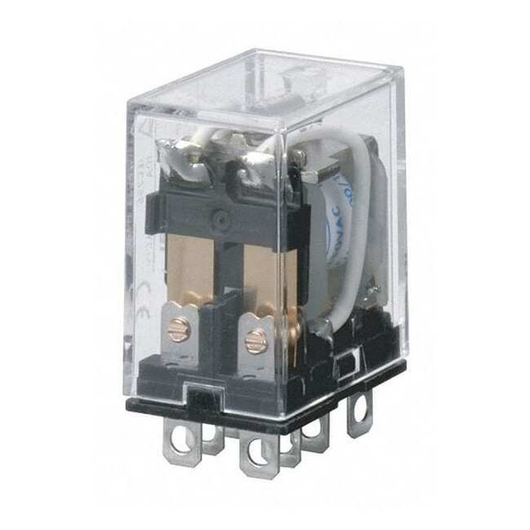 Omron PCB, General Purpose Relay, Square, 10 A, 8 Pins, PCB LY2-0-DC24