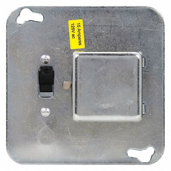 Eaton Bussmann Plug Fuse Holder,4" Square,15A SSY