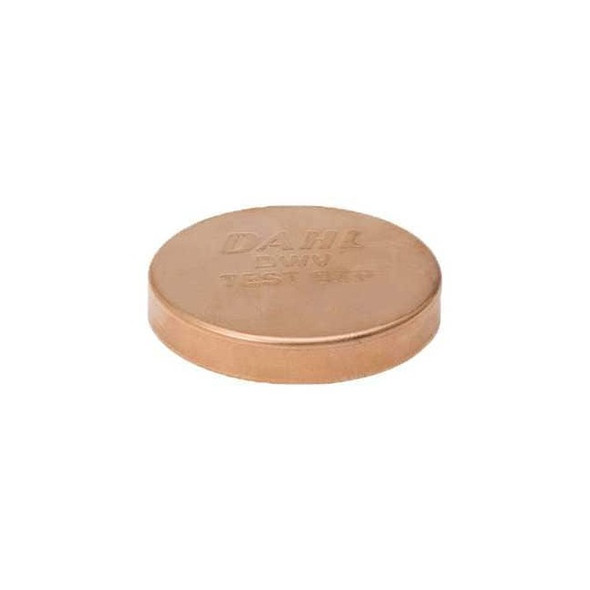 Streamline DWV Test Cap,Wrot Copper,1-1/2" Tube,CxC W 07638