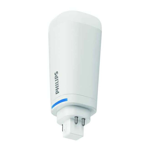 10.5 W, Compact LED Bulb, White, Tube, 4000K Temp. Frosted Finish, Dimmable