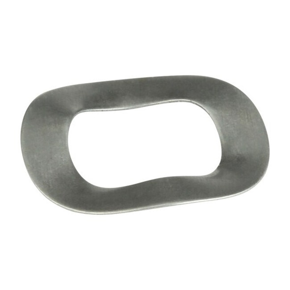Wave Washer, Fits Bolt Size 7/16 in Spring Steel, Plain Finish, 50 PK