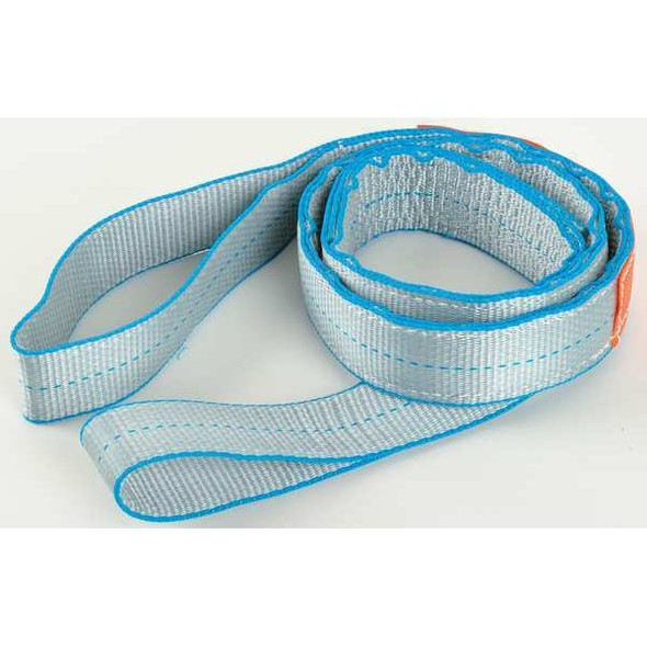 Lift-All Web Sling, Type 3, 6 ft L, 2 in W, Polyester, Silver EE2802TFX6