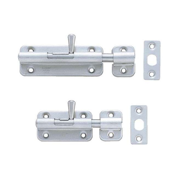 Lamp Barrel Bolt,Spring Loaded,3-35/64 In. W BSS2-90