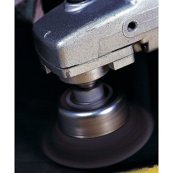 Weiler Knot Wire Cup Wire Brush, Threaded Arbor, 4" 93397