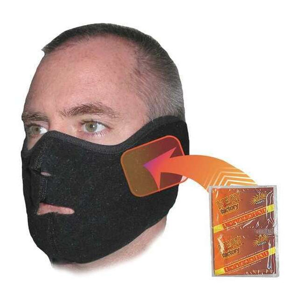 Heat Factory Face Mask,Black,Universal 1780-BK