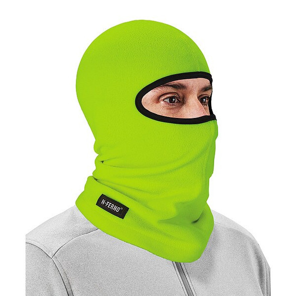 Ergodyne Balaclava,Universal,Lime 6821HV