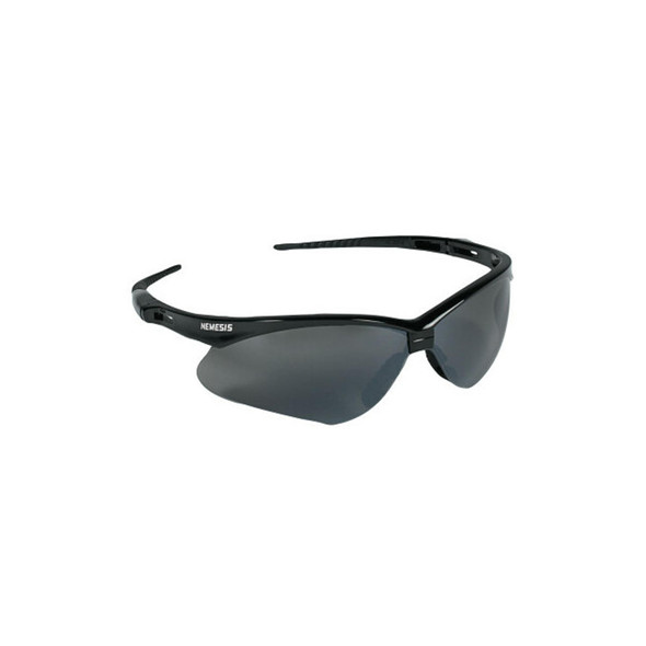 V30 Nemesis™ Safety Glasses, Smoke Mirror, Polycarbonate Lens, Mirror, Black Frame/Temples, Nylon