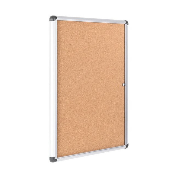 Mastervision Enclosed Cork Bulletin Board 31-7/64"H VT630101690