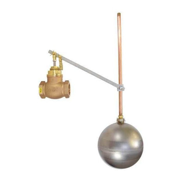 Manufacturer Varies Float Valve,Bronze,FNPT,100 psi,1-1/2" GHL150-GR
