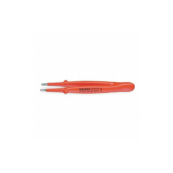 Knipex Insulated Precision Tweezers, Blunt Tip 92 67 63
