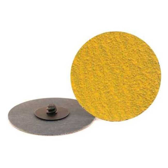 Arc Abrasives Quick Change Disc,3in,24 Grit,TR,PK50 71-31661K