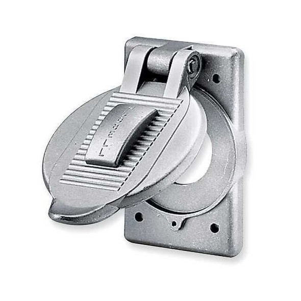 1 Gang -Gang Vertical Weatherproof Cover, ,Cast Aluminum