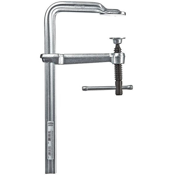 10 in Bar Clamp, Tempered Drop-Forged Steel Handle and 4 3/4 in Throat Depth