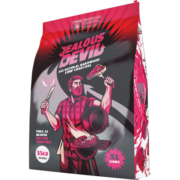 Jealous Devil 35 Lb. Hardwood Lump Charcoal JDCHXXL35LBS