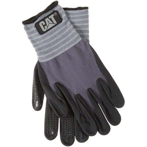 CAT Men's XL Dotted & Dipped Nitrile Coated Glove CAT017419X CAT Men's XL Dotted & Dipped Nitrile Coated Glove CAT017419X