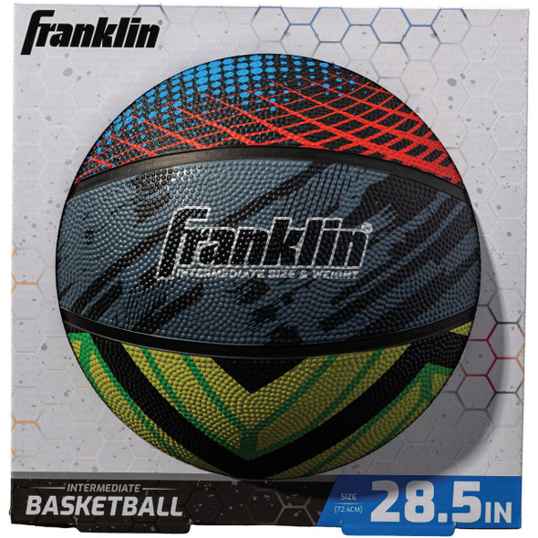 Franklin Indoor/Outdoor Mystic Series Basketball, Official Intermediate Size Franklin Indoor/Outdoor Mystic Series Basketball, Official Intermediate Size