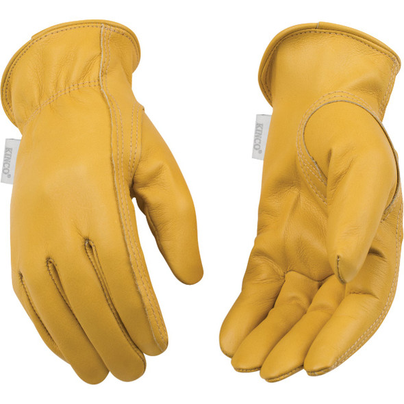 Kinco Women's Small Tan Cowhide Driver Work Glove 98W-S