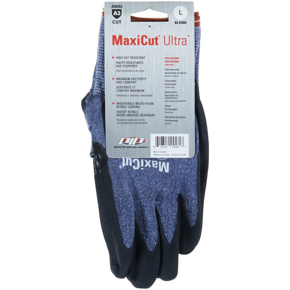 MaxiCut Ultra Men's Large Nitrile Coated Glove 44-3745T-L 759280