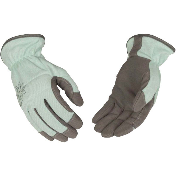 KincoPro Women's Medium Faux Suede Leather Work Glove 2009WB-M