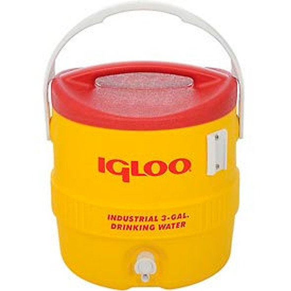 Igloo 431 - Beverage Cooler Insulated Yellow / Red 3 Gallons
