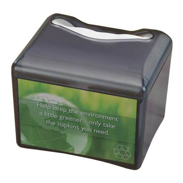 Manufacturer Varies Napkin Dspr,6 1/8 in D,6 1/4 in H,Black H4005TBKGR