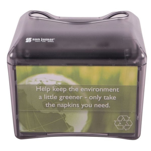 Manufacturer Varies Napkin Dspr,6 1-8 in D,6 1-4 in H,Black H4005TBKGR