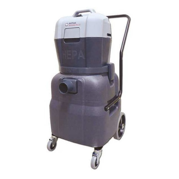 Nilfisk Eliminator, Shop Vacuum, 7 1/4 gal, HEPA, 130 cfm, 1 1/2 hp 107412640
