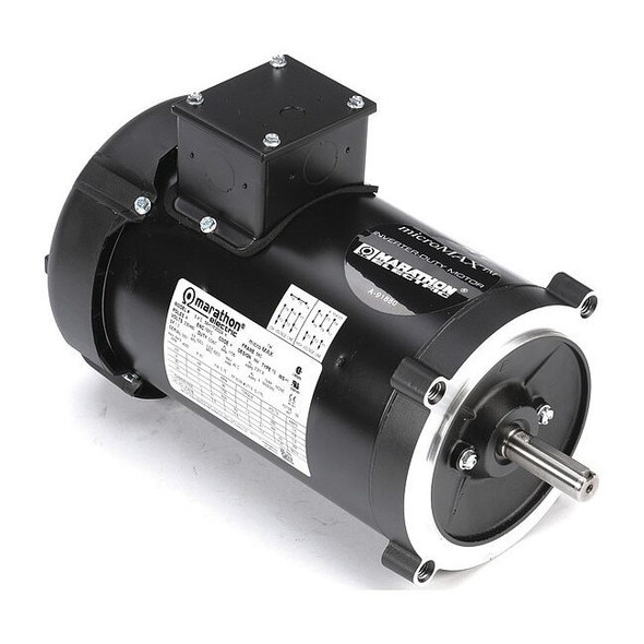 Leeson Vector Motor,1 HP,1725 rpm,56C,230/460V 056H17F2022