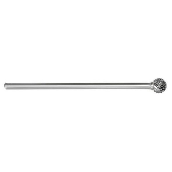 Manufacturer Varies Carbide Bur,Ball Shape,1/2 In,1/4 Shank 310-002711