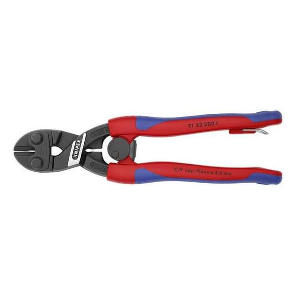 Knipex Mini Bolt Cutter,8" Overall Length 71 32 200 T BKA