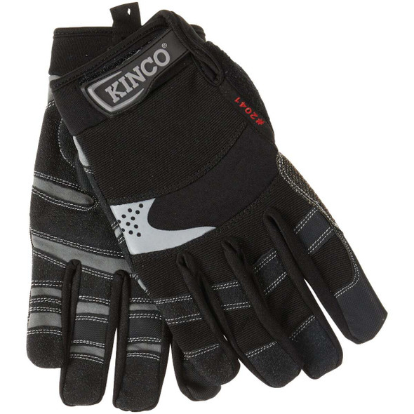 KincoPro General Men's Medium Black Synthetic Leather Work Glove 2041-M
