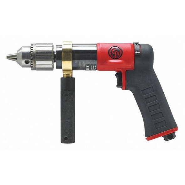 Chicago Pneumatic Drill,Air-Powered,Pistol Grip,1/2 in CP9789C
