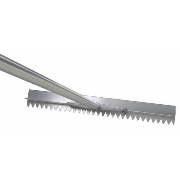 Kraft Tool Asphalt Lute,Magnesium,37 Tines,7 ft. GG836