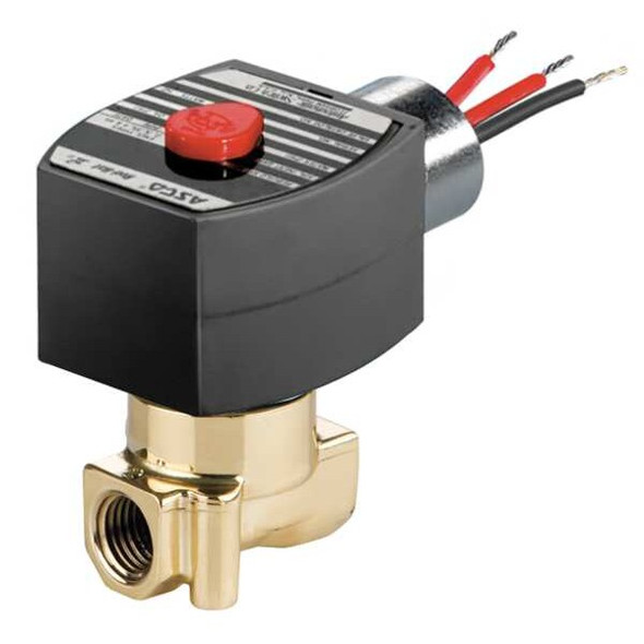 Redhat Solenoid Valve,Brass,NC,Air, Inert Gas EF8262H002 Redhat Solenoid Valve,Brass,NC,Air, Inert Gas EF8262H002