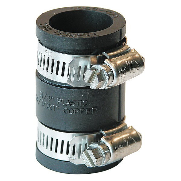 Manufacturer Varies Flexible Coupling,PVC,3/4" For Pipe Size 1056-075