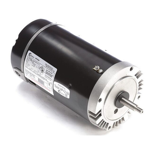 Pool Pump Motor, Permanent Split Capacitor, 2 HP, 56J Frame, 3,450 Nameplate RPM