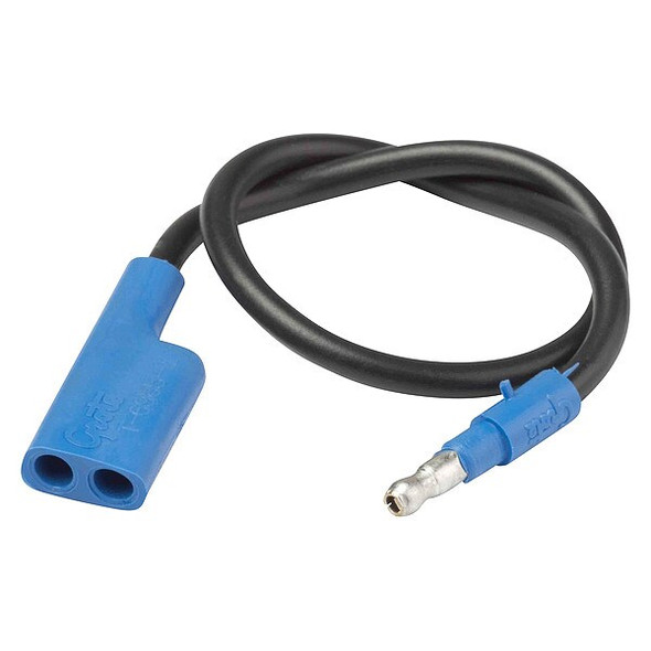 Grote Wire Connector, 14 AWG Max, 2 Port, Black 66160