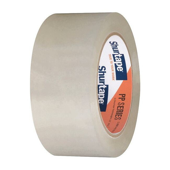 Packing Tape, 1.8 mil Thick, 2 in W x 100 m L, 3 in Core Dia., Clear, 36 PK