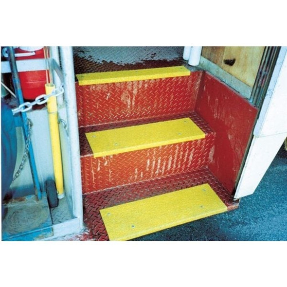 Vigil Antislip Anti-Slip Stair Nosing,Ylw,35-7-16in W, 02-620 02-620