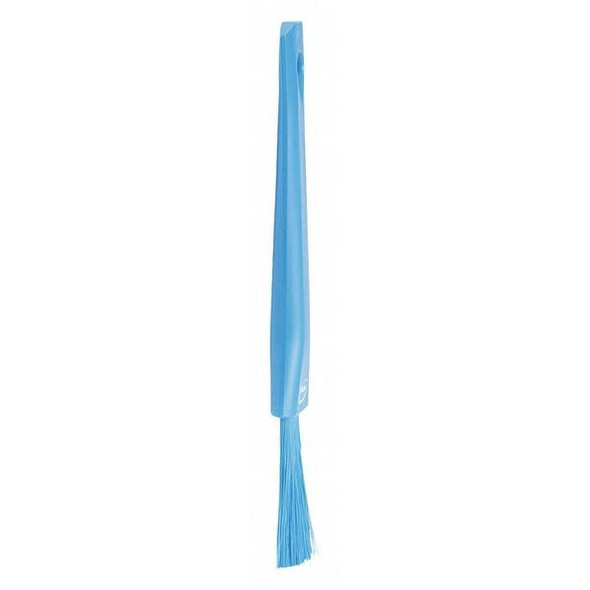 Vikan 1 13/16 in W Detail Brush, Soft, 5 51/64 in L Handle, 8 5/64 in L Brush, Blue, Plastic 5551303