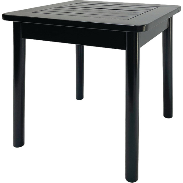 Jack Post Windsor 18 In. Black Hardwood End Table JPC-914B